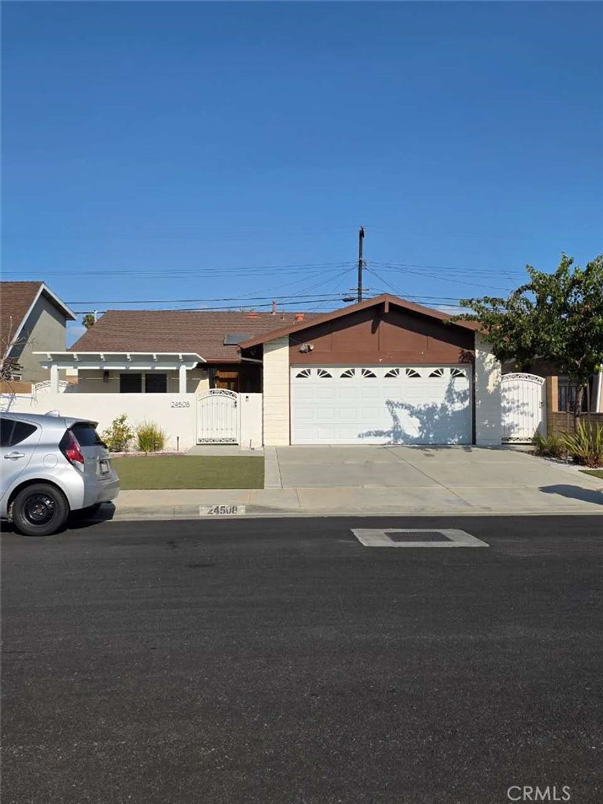 Welcome to this bright and spacious home located at 24508 Panama Ave, Carson. Featuring [insert number of bedrooms and bathrooms], this property offers a comfortable layout with plenty of natural light throughout. The kitchen is well-equipped with ample cabinet space, and the living areas are perfect for relaxing or entertaining guests.



The home also includes [mention features such as a private backyard, garage, driveway parking, laundry hookups, central A/C, or recent upgrades if applicable]. Conveniently situated near schools, shopping centers, parks, and major freeways, this location provides easy access to everything you need.



Don’t miss the opportunity to make this house your next home!