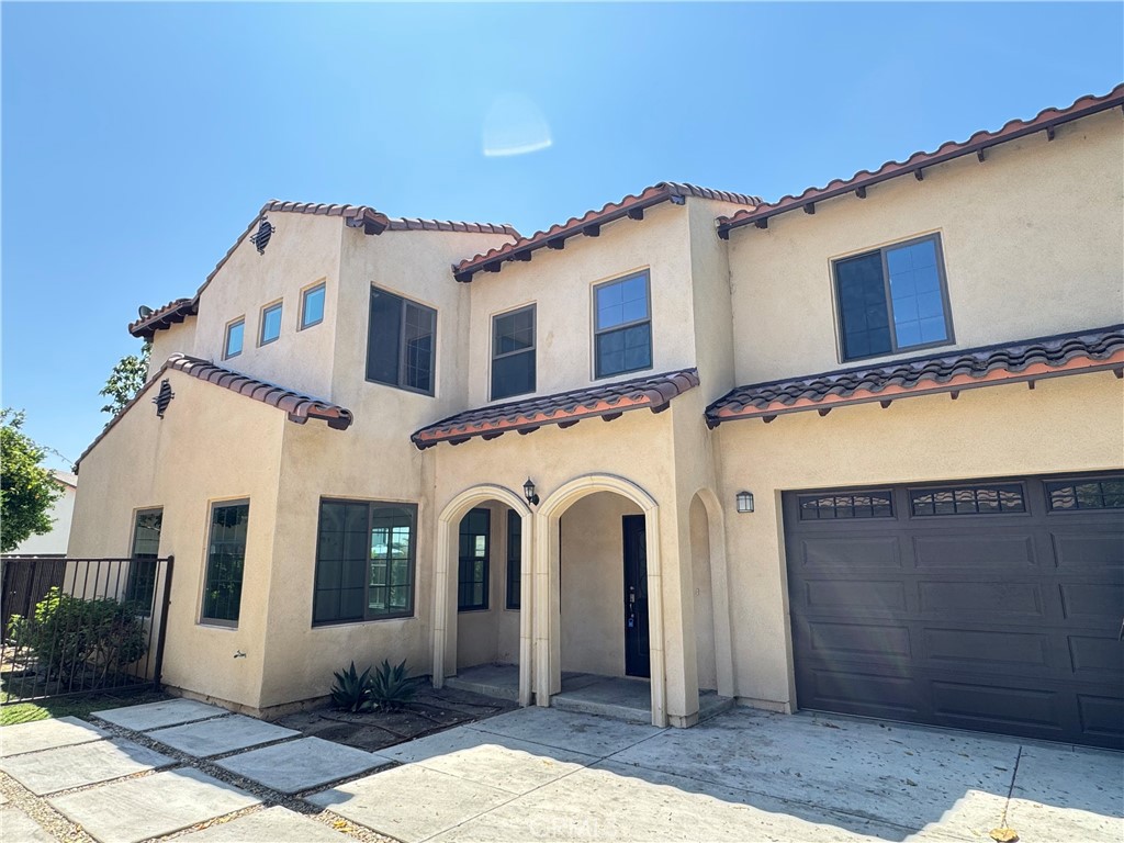 Welcome to Your Future Home! This beautiful two-story single-family home, built brand new in 2019, is located on a duplex lot — and this unit is the rear home, offering added privacy and a quiet living environment. As you enter, you’ll be welcomed by a spacious, bright living room with soaring ceilings. The open layout flows seamlessly into the dining area and a modern kitchen, all enhanced with energy-efficient recessed lighting throughout the home. Upstairs, a charming loft provides a flexible space for a home office, reading nook, or play area. To the left sits the primary suite, facing the backyard — bright, peaceful, and complete with a soaking tub, walk-in shower, and ample natural light. Beyond the loft are two guest bedrooms and a shared full bathroom. Every room in the house enjoys great natural light and a comfortable, airy feel. Conveniently located close to supermarkets and daily amenities, this home is a perfect blend of privacy, practicality, and modern design. Don’t miss the opportunity to make this gem your own!