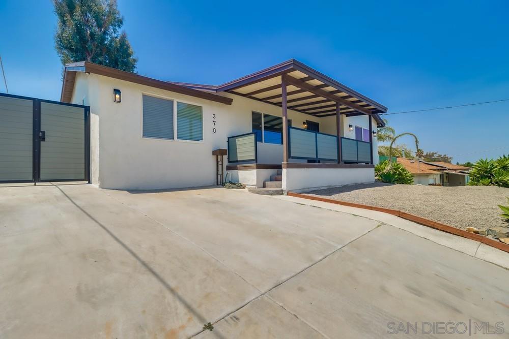 Welcome to your dream home! A charming 3-Bedroom, 2-bath with Spectacular Views & Income-Generating detached studio! This beautiful residence offers the perfect blend of comfort, style, and breathtaking scenery. Located in Fletcher Hills, the property boasts an open-concept living space filled with natural light, a modern kitchen with updated appliances with beautiful quartz countertops, and spacious bedrooms designed for relaxation with a view from each and every room. Step onto your front porch to enjoy panoramic views. As well as the expansive backyard, full length patio and raised deck ideal for entertaining or unwinding after a long day. Bonus: A fully detached studio in the back, perfect for a home office, guest suite, creative space, or an excellent opportunity for "extra" income as a rental. Additional highlights: • Master suite with ensuite bath includes large shower and jacuzzi tub • Separate Laundry Room • Mini Split -Heating and Cooling • Ample parking, below, above, in back and 2 car garage! • Close to schools, parks, shopping and local amenities. This is a rare opportunity to own a versatile property with endless potential, just compare to the rest! Schedule your private showing today!