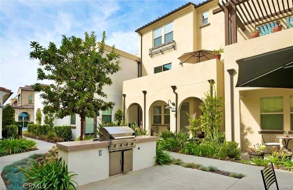This Truly Turnkey townhome is located in the desirable Lyons Cabanas community of Rancho Mission Viejo. Boasting 2 bedrooms, 2 1/2 baths and a Bonus / Flex Room that can be used as an office, workout room, game room or additional sleeping area. This home has been beautifully upgraded with Wood Floors and Ceiling Fans throughout. The kitchen has white shaker kitchen cabinets, Granite Countertops, subway tile backsplash, Stainless Steel Appliances, a large center Island with a Breakfast Bar and pendant lighting. This Open Floor Plan is light bright and with a large patio off the main living area that has additional custom cabinets with a built in wine refrigerator. The Master bedroom has Shutters, ceiling fan, a large Walk-in Closet with organizers, en suite bathroom that has new Quartz Countertops, new tile flooring and tiled shower. There is a 2 car attached garage with ample overhead storage. The communities of both Sendero and Rancho Mission Viejo have multiple Pools, Playgrounds, BBQ areas, Cubhouses, Gyms, Tennis, Pickleball, Hiking and Biking Trails, Coffee Shop, Arcade and so much more. Don't miss the opportunity to live in one of South Orange Counties premier communities!