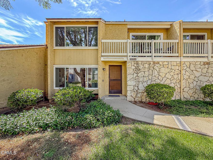Stylish Remodeled End-Unit Townhome with 2 separate Private Garages (attached and 192) & Outdoor Retreat. HOA dues include water, sewer, trash and insurance (buyer to verify)Welcome to this beautifully upgraded 3-bedroom, 2-bathroom end-unit townhome, perfectly situated near Moorpark College, shopping, dining, and convenient freeway access. Offering the feel of a detached home with no neighbors above or below, this rare property combines modern comfort with low-maintenance living.Step inside to find a thoughtfully updated interior featuring brand-new windows and sliders, newer vinyl plank flooring, fresh wall texture and paint, and a light-filled open-concept layout. The remodeled kitchen with newer appliances flows seamlessly into the living and dining areas, while updated bathroom vanities add a stylish touch.Enjoy the ease of 2 private garages. Includes direct-access garage (not shared), plus an additional private detached garage (192)--rare in this community. The garage  includes extra storage or the flexibility for a home gym or workshop.Outdoors, the spacious private patio is enhanced by a mature orange tree, creating the perfect space to relax or entertain. With its modern upgrades, turnkey condition, and unique combination of privacy and functionality, this home is truly a standout.Don't miss your chance to own this exceptional property--schedule a showing today!