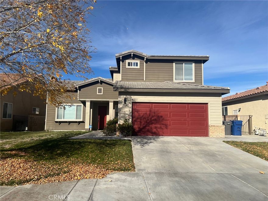 Gorgeous!! This 2 Story Single-Family Home has 5 bedroom 3 bath and approximately 2,854 square feet. Built in 2004. Formal Entry with porch. Large open Kitchen area has beautiful cabinetry with a large island, Formal spacious living room with Fireplace. 8mm waterproof SPC vinyl flooring throughout & high ceilings! Private 1 bedroom and full bath for special quest on main Level. 2nd Level has large Master bedroom with Double door Entry walk, separate tub and shower. 3 bedrooms with office room and 2 bath also on 2nd level. The backyard for entertainment has landscaped. There is 2-car attached garage. All information deemed reliable but not guaranteed. bedroom/bathroom count, square footage and lot size, permitted or un-permitted spaces, school boundary lines or eligibility, or other information concerning the amenities, fixtures, conditions or features of the property. No pet required.