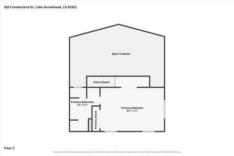 Tiny photo for 420 Cumberland Dr, Lake Arrowhead, CA 92352 (MLS # IG26225385)