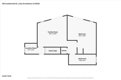 Tiny photo for 420 Cumberland Dr, Lake Arrowhead, CA 92352 (MLS # IG26225385)