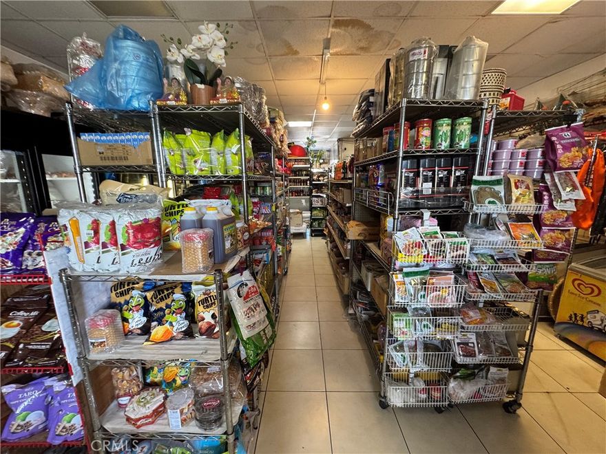 Excellent business opportunity, CC market has many Asian foods and has been known as many year in heart of the Santa Ana area. Serving a loyal neighborhood customer, the store offers strong community and signification growth potential for a new owner to expand products. Need to visit to appreciate.