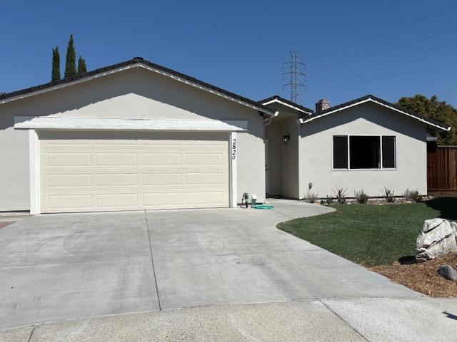 Desirable Evergreen location * Single level with 4 bedrooms and 2 full bathrooms * Updated kitchen with granite countertops, custom cabinets with pull-out drawers, breakfast bar & new oven/range & space-saver microwave * Open family room kitchen * Updated bathrooms - one with stall shower and one with shower over tub * Freshly painted interior & exterior * New ceramic tile flooring throughout * All bedrooms have built-in closet organizers * Dual paned windows & central A/C * Recessed lighting * Large pie-shaped lot with low maintenance front & backyards with artificial grass * Easy access to public transportation, freeway, Silver Creek Plaza and a variety of restaurants & shops *
