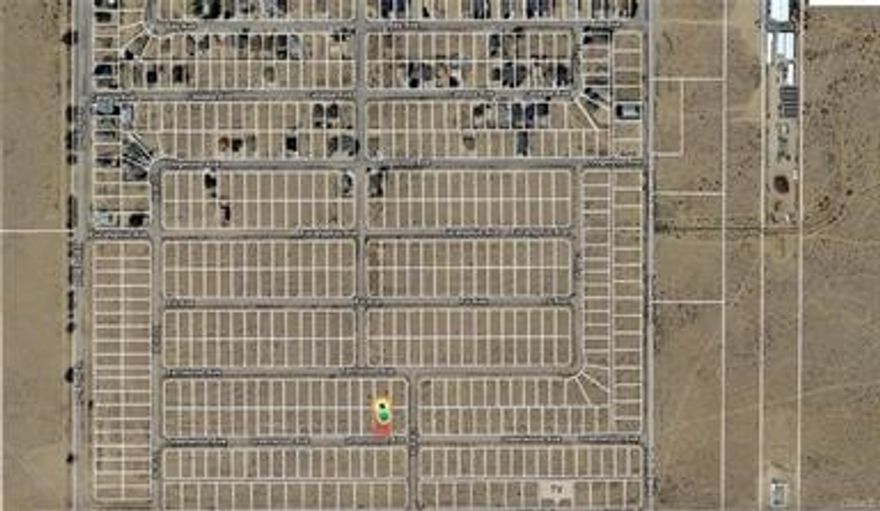 California City - Nice flat land 9,365 SQFT Come see the city that takes its namesake from the Golden State. Maybe buy a piece of land while you're up. This piece of land. Why would you want it? Some Day development will make its way to this end of the Mojave. There's some here already, Well there is this lot.. A little bit of desert sand to call your own. Power is a little ways away. Reach out to California City Water Dept & their Sanitation division for more info on water & sewer service. Feel free to take a drive by the lot: CA City BLVD L on 72nd, R on Dogwood, Follow until it become 71st, pass pavement end, L on Greenwood 35.119643°N, 117.998727°W Copy and paste the coordinates to google maps for a pin with the location.