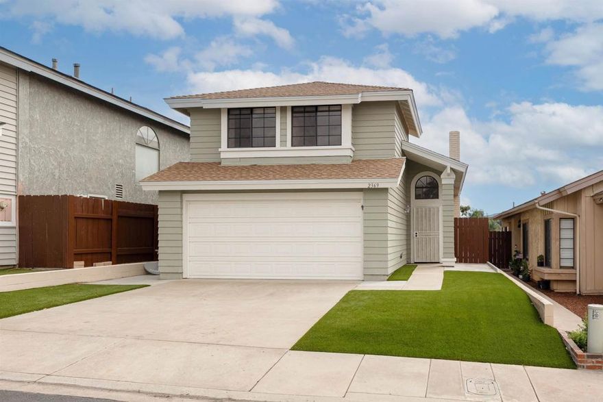 Welcome to this meticulously renovated home where no detail has been overlooked! From the brand-new asphalt shingle roof to the fully updated interiors, this home offers modern luxury and comfort. Enjoy a fresh, contemporary feel with all-new appliances, fixtures, and finishes. Brand new asphalt, shingle, 3D roof, Outside painted, Inside painted. Inside ceilings scraped and re-textured.  40 candle lights installed for recessed lighting. All three toilets and vanities replaced. The Kitchen is brand new with quartz countertops. All new cabinets. All faucets have a brand new valve straight from the water source. All sinks and faucets are brand new. All of the outlets have been replaced, Outlet, switches and cover plates. All grounded properly. New carpet upstairs. New flooring downstairs. All trees have been removed with stumps and roots combined. Synthetic turf has been placed in those areas. Concrete has been added. All new appliances, refrigerator, stove, dishwasher, washer, dryer, water heater and also the HVAC system with a condensing unit. The fences have been stained. The garage door has a brand new motor to open and shut, and also rebuilt all of the components for a smooth glide. New fluorescent garage lights have been installed. All angle stops have been replaced and the hoses leading to the sink and tubs. Both of the showers have been resurfaced and brand new faucets brand new shower heads.  Fireplace has been refurbished with an insert of natural gas fake logs.  Roof vents have been installed and updated.  Windows have brand new curtains, the upstairs where the bedrooms are have Mylar backing for total blackout. All screens have been replaced and all windows glide freely. Brand new ceiling fans in all three bedrooms.  This home is truly move-in ready, offering peace of mind with all major systems and finishes updated to the highest standards. Don’t miss the chance to own this beautifully transformed property. Seller is very MOTIVATED - This property wont last long. Schedule your tour today.