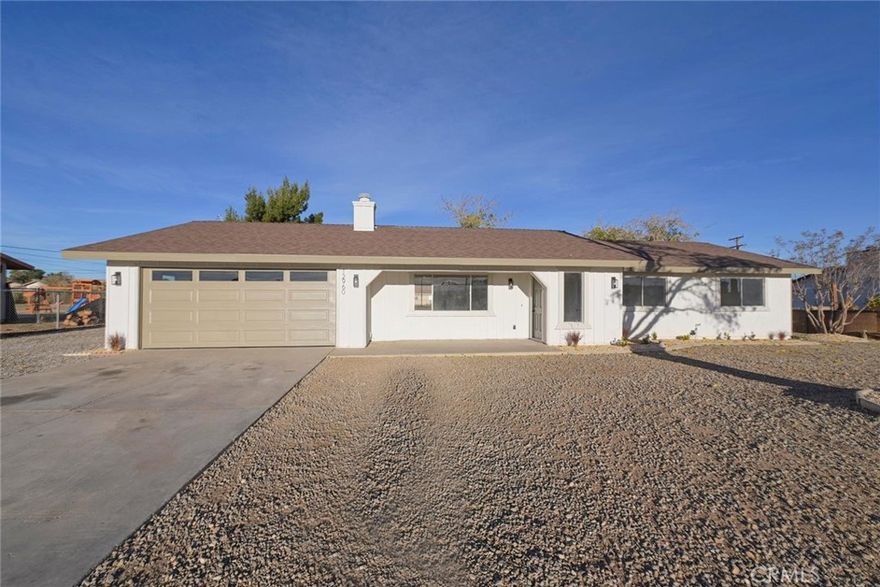 Welcome to 12960 El Rio Rd in Victorville — a thoughtfully renovated home offering modern updates, fresh finishes, and true move-in-ready convenience. This property has been extensively improved inside and out, giving buyers peace of mind with both cosmetic and major system upgrades already completed.
The home features fresh interior and exterior paint, new exterior lighting, and brand-new baseboards throughout. Inside, the home is enhanced with new recessed can lighting in the common areas. Additional interior updates include new outlets and switches, updated doorknobs and hinges, new ceiling fans, and new closet doors.
Flooring has been completely refreshed with durable laminate in the common areas, plush new carpet in the bedrooms, and new tile in the bathrooms. The kitchen has been fully updated with new countertops, freshly painted cabinets, new hinges, knobs, and pulls, recessed lighting, a new faucet and garbage disposal, and all-new appliances included.
Both the hall and primary bathrooms have been upgraded with new countertops, painted vanities, new faucets, mirrors, lighting, and toilets. The hall and primary shower enclosures have also been professionally reglazed, delivering a clean, like-new appearance.
Major improvements continue with a brand-new roof, a new garage door and certified septic system for added assurance. Outdoors, the front and backyard have been cleaned and refreshed, including new plants and wood chips along the home for a neat, low-maintenance landscape.
This home blends modern style with important functional upgrades, offering buyers a turnkey opportunity in a great Victorville location. Don’t miss the chance to own a beautifully updated property with all the hard work already done!