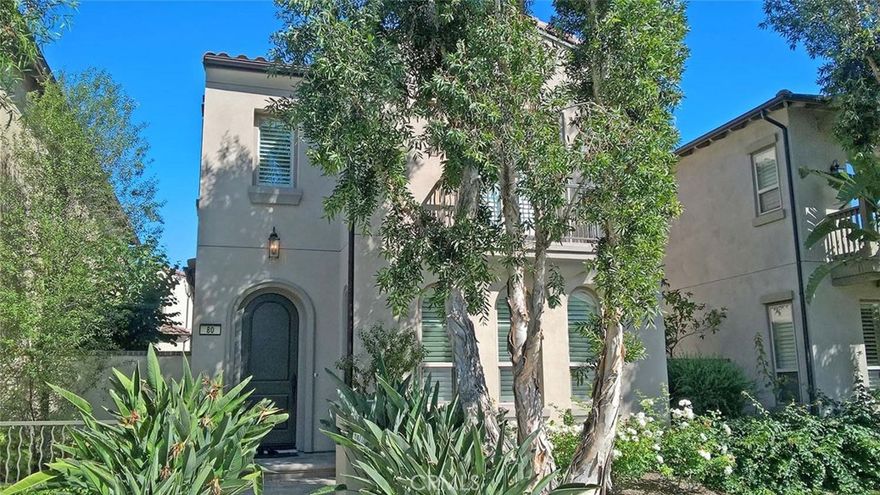 Beautiful detached home nestled in the desirable Woodbury community with favorable cul-de-sac location. Walking distance to Woodbury Elementary School and Jeffrey Trail open space. Featuring 4 bedrooms and 3 bathrooms with a bedroom and full bath on the main floor. Refrigerator, washer and dryer are all supplied. Upgrades includes hardwood floor on the main floor, built-in entertainment center, wood shutters, recessed lighting, whole house fan, ceiling fans, crown molding, wine rack, ample built in cabinets, etc. Gourmet kitchen with center island, granite countertop with full custom back splash, pantry, and stainless steel appliances. From dinning room enter your amazing private yard with exquisite built in BBQ, planters, seating walls and water fountain. Spacious master suite boasts an office, walk-in closet with organizers, his and hers vanity, shower, and relaxing soaking tub. Oversized 2 car attached garage with many built-in cabinets and Epoxy floor. Welcome to Woodbury 9.5 acres Recreation center/multi-purpose room at the Commons. Enjoy Woodbury 7 resort style pools and spas, Fireplaces and barbecue areas, neighborhood gardens, sand volleyball, basketball courts, tennis court, sport courts and much more.