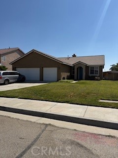 Wonderful single-story family home in a desirable neighborhood. This home features 4 bedrooms, 2 bathrooms, and has a 3-car garage in 1900 square feet of living space. The kitchen has a nice design with granite counters and opens to the family room. The family room is spacious and comes with a fireplace and overlooks the backyard. The primary bedroom has a double door entry and walk in closet. The primary bathroom has double sink vanity and separate tub and shower. There are 3 more spacious secondary bedrooms and a secondary bathroom. Step outside to the generous size backyard and create your own design. Located just minutes from the 15 freeway, shopping, schools, restaurants, and parks. No HOA and low tax rate.
