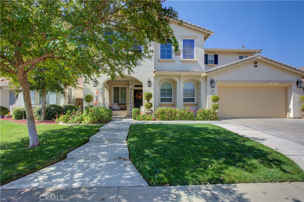 Gorgeous North Merced Home with Pool & Backyard Paradise! Prepare to fall in love with this beautifully cared-for 4 bedroom, two bath home offering almost 2400sf that's tucked away in desirable North Merced! From the moment you step inside, you’ll notice the pride of ownership and the unique, custom finishings from the flooring to the fireplace to gourmet kitchen that set this home apart from anything else on the market. Offering both a formal living room and a spacious family room, plus a large, open kitchen, this home is designed with comfort and functionality in mind. Every bedroom is generously sized, and there's thoughtful storage options throughout the home adding to the appeal. Step outside and discover the true heart of this property—an amazing backyard designed for entertaining! The sparkling pool is perfect for warm weather fun, while the custom-built covered patio with recessed lighting creates an inviting space for gatherings, barbecues, or relaxing evenings. With so many extras, this backyard is destined to be the envy of the neighborhood. Don’t miss your chance to own this North Merced gem that combines charm, space, and the ultimate outdoor lifestyle!