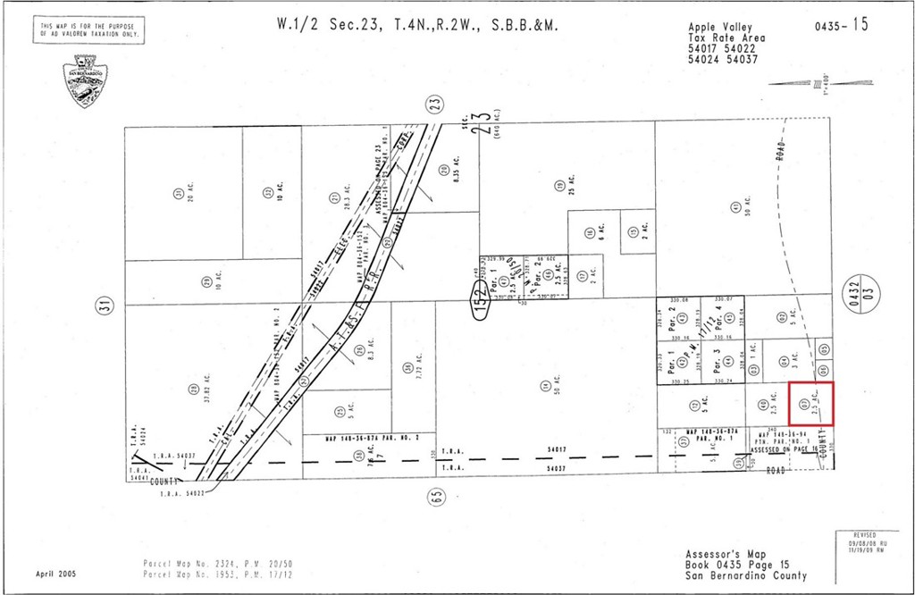 APN: 0435-152-07-0000 Coordinates: 34.414333, -117.066722 2.5 Acres for sale in San Bernardino County. This lot is located in Apple Valley near the corner of Canyon View Rd and Santa Rosa Rd. This is a rural area of San Bernardino County, build a home or live off grid on this lot.