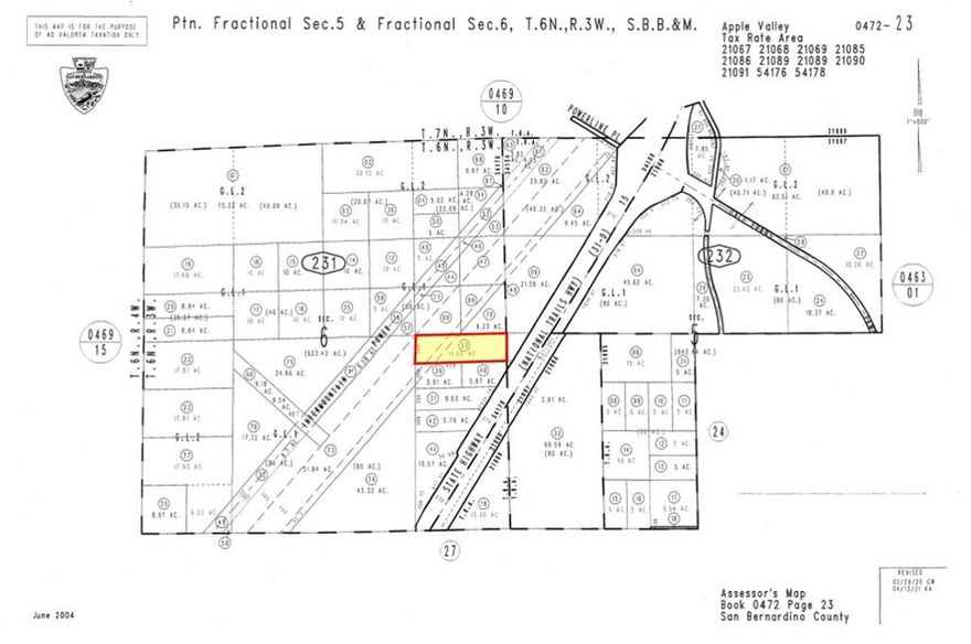 ±11.65 acres of unimproved land for sale fronting Interstate 15 in Victorville; APN: 0472-231-33. This prime lot sites facing the site of the future Victor Valley Station for Brightline West’s high-speed rail line connecting Las Vegas and Southern California. With more than 450 feet of frontage along I-15, this lot allows for fantastic exposure to an approximate daily traffic count of 50,000. Zoned Resource Conservation and under the jurisdiction of San Bernardino County, this lot permits for a variety of residential, service, or industrial activities subject to county approval. The Brightline West Victor Valley Station recently received a $3 billion federal-state partnership grant and publicly announced the appointment of Siemens Mobility as the manufacture of the trains. Construction is expected to begin soon with the train in operation by late 2028. Buyer to verify all information contained herein. Agent and their representatives are not responsible for the accuracy of these claims.