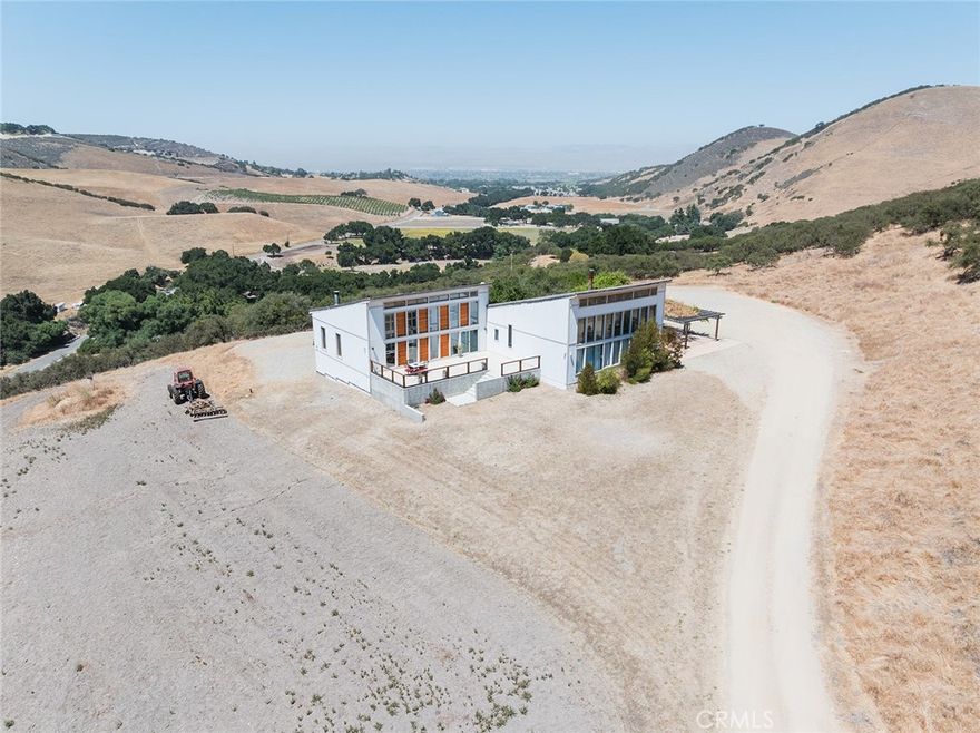 Modern design meets peaceful country living!

Unwind in style with this stunning single family home featuring contemporary finishes and open-concept living, perfect for relaxing and entertaining.
 This unique home has incredible views up pine canyon and down all the way to King city. Enjoy the feeling of serene seclusion although you're conveniently minutes from downtown. Sit back on any of the large concrete patios and watch the local deer and turkeys pass by. 
  Situated on 4.35 acres of land,there's plenty of space to garden or even keep horses and chickens. The passive solar design of the home incorporates strategically placed windows to maximize natural light and ventilation to the home. The home has two wood burning stoves to keep cozy in the winter. 
Schedule your private tour today and experience the beauty of this home firsthand.