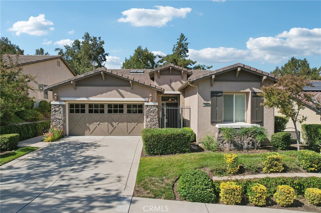 Welcome to 9302 Reserve Dr in the gated 55+ Trilogy community. This highly sought after Laguna model features 1888 square feet with 2 bedrooms, 2 baths, office/den, formal dining room, and is located on the 1st fairway of the Ted Robinson designed Trilogy at Glen Ivy Golf Course. The home has Spanish tile flooring and carpet, 6 ceiling fans, plantation shutters, updated kitchen countertops and stainless steel appliances, enclosed laundry room, and amazing golf course views. Trilogy at Glen Ivy amenities will remind you of a 5-star resort featuring elegant dining and dancing included in the many clubs and activities. Painting, ceramics, glass fusing, cards, games and over 80 clubs to choose from. A Billiard room and complementary computers for residents. The state of the art Fitness center is another option. Complete with an indoor pool with walking track above. An outdoor pool that will make you feel as if you are in a 5 star resort. Large spa, Cabanas, fireplace and BBQ's. Tennis & pickleball courts. Lots of exercise classes to explore, a private library and an Amphitheatre to enjoy those summer concerts under the stars.