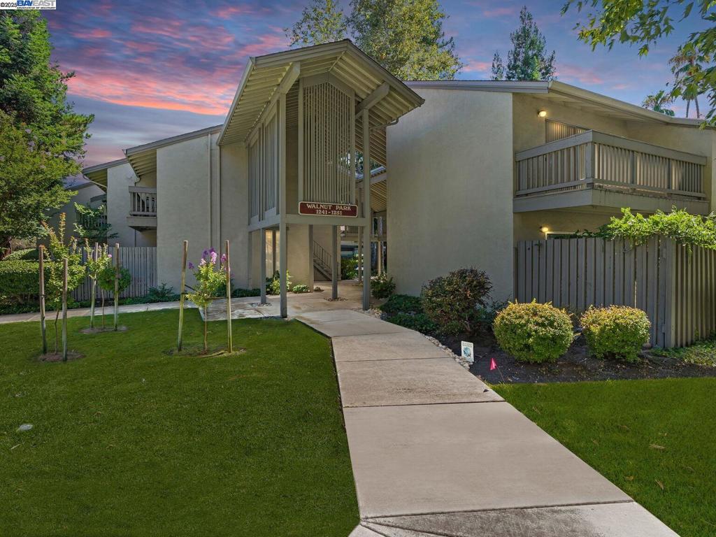Open house Sunday, 8/31, 1 to 4pm. Welcome to Walnut Park! Beautifully updated, this charming upper-level condo secluded in Walnut Park offering a thoughtfully designed living space, features chic laminate flooring, a vaulted ceiling living room with a cozy fireplace, and an updated kitchen, stainless steel GE appliances, island seamlessly connect to the dining area and private balcony, perfect for relaxing or entertaining. The spacious bedroom includes ample closet space, while the modernized bathroom adds a touch of style and function. Additional highlights include on-site storage, community laundry just steps away, and assigned parking. Nestled in the well-maintained Walnut Park community with resort-like amenities such as a sparkling pool, landscaped grounds, and mature trees, this home offers the perfect blend of comfort and convenience. Ideally located in Walnut Creek, you’re just minutes to vibrant downtown shopping and dining, BART, trails, top-rated schools, and easy freeway access—making it a commuter’s dream and a walker’s paradise. With low HOA dues and move-in ready appeal, this charming condo is an incredible opportunity to own in one of the Bay Area’s most desirable cities.