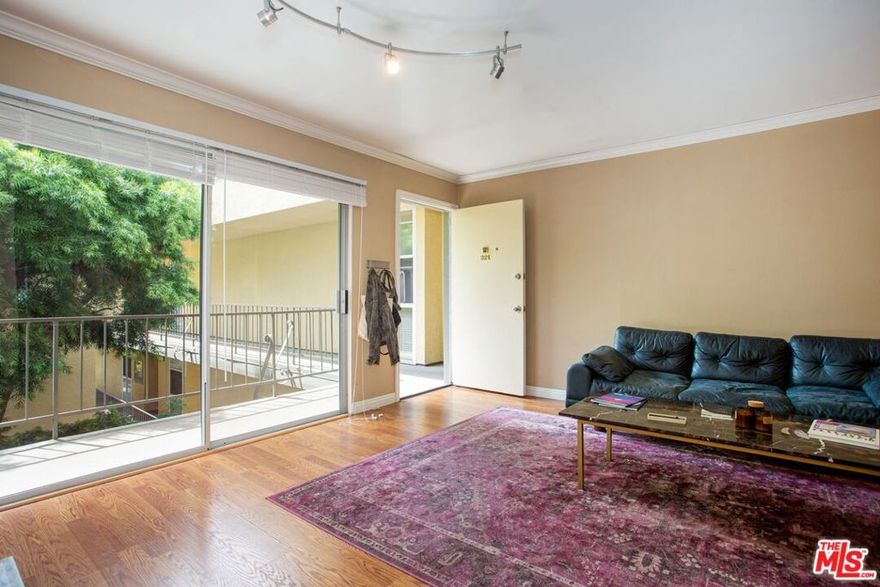 Amazing Ocean Park location!! Top floor 1 BR + Office with wood floors, updated bath and remodeled kitchen featuring granite countertops and stainless appliances. The building is gated and has a pool, exercise room and laundry room. Located across the street from Hotchkiss Park, and just blocks to the beach, Main St, 3rd St Promenade, and the Metro Expo Line, you can't beat the location! 1 Parking space included - Gated & Covered. Extra Storage available in the garage.