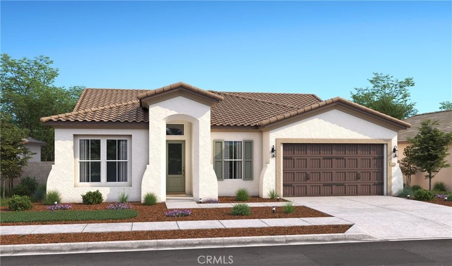 Welcome to Mirabella, Paso Robles’ premier master-planned community where modern luxury meets effortless living. Surrounded by scenic beauty and resort-style amenities including a sparkling pool, pickleball courts, and picturesque walking trails Mirabella offers the perfect balance of relaxation and convenience, all just minutes from US-101, SR-1, SR-46, SR-99, and Paso Robles Municipal Airport. Discover the Amadora plan, a beautifully designed single-story home featuring 3 spacious bedrooms and 2 baths that blend comfort, style, and functionality. At the heart of the home, the chef-inspired kitchen impresses with White cabinetry, Valle Nevado quartz countertops, a large island, and premium GE stainless-steel appliances, making it a dream space for both cooking and gathering. The open great room flows seamlessly into the dining area, creating an inviting setting for entertaining or relaxing evenings at home. A dedicated home office adds flexibility perfect for remote work, fitness, or a quiet retreat. The luxurious Primary Suite is your private sanctuary, featuring dual vanities, a walk-in shower, free-standing soaking tub, and a spacious walk-in closet designed for comfort and convenience. At Mirabella, every detail is crafted for the lifestyle you deserve beautiful, connected, and easy to love. Don’t miss your chance to make the Amadora plan your new home and experience the best of Paso Robles living today.  **Price subject to change.