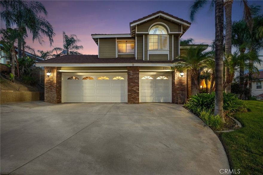 Welcome to 3720 Ridgeline Drive, a beautiful pool home located in the highly desirable Shandin Hills Estates. This upgraded residence combines comfort, character, and breathtaking mountain views. As you enter, you’re greeted by vaulted ceilings, natural light, and a traditional layout featuring a formal living room and formal dining area—perfect for gatherings and entertaining. The kitchen features granite countertops, stainless steel appliances, and ample cabinetry, opening to a cozy family room where large windows capture stunning views of the surrounding mountains. The seller thoughtfully expanded the primary suite, transforming it into a spacious retreat with room for a sitting area or office. Formerly a four-bedroom layout, the home now offers an oversized primary bedroom ideal for relaxation. Step outside to your private backyard oasis with a sparkling pool and unobstructed mountain and city views—perfect for entertaining or quiet evenings at home. Additional highlights include solar panels for energy efficiency, tinted windows throughout for privacy and comfort, a three-car garage, and beautifully maintained landscaping. Nestled in the peaceful Shandin Hills Estates community near shopping, dining, and freeway access, this move-in-ready home offers the perfect blend of views, functionality, and tranquility.