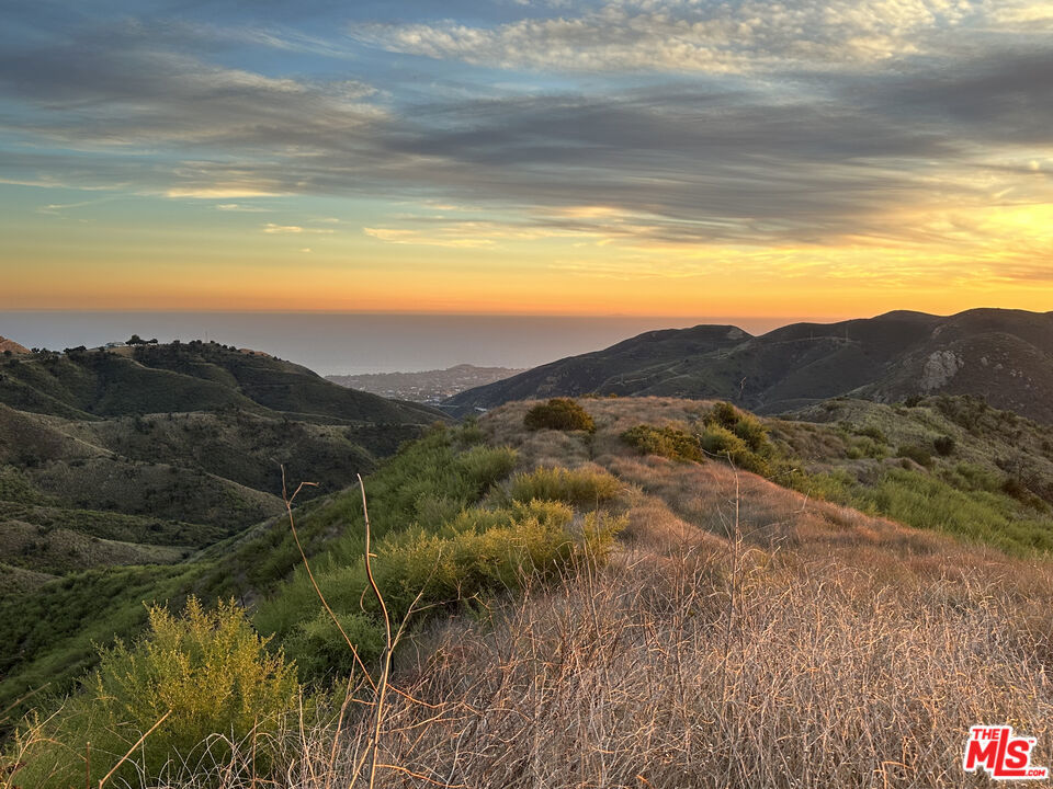 This is an extraordinary opportunity to capture 91 acres of Malibu ocean view property. Situated above Point Dume, each and every parcel boasts ocean views. Composed of seven contiguous lots (see photos) all with Certificates of Compliance. Build seven homes, a family compound with multiple homes, or a mountain retreat surrounded by your own pristine mountains and/or animals - this acreage offers so many possibilities. A paved road leads you off of Kanan Dume Road to the property and there is already Las Virgenes Water District water on the land along with multiple fire hydrants. Close to beaches, schools and shopping. This offering includes the following APN's: 4465-006-062, 067, 068, and 069 and 4465-005-042, 043, and 046. See photos for lot sizes of each APN. Owner will carry.