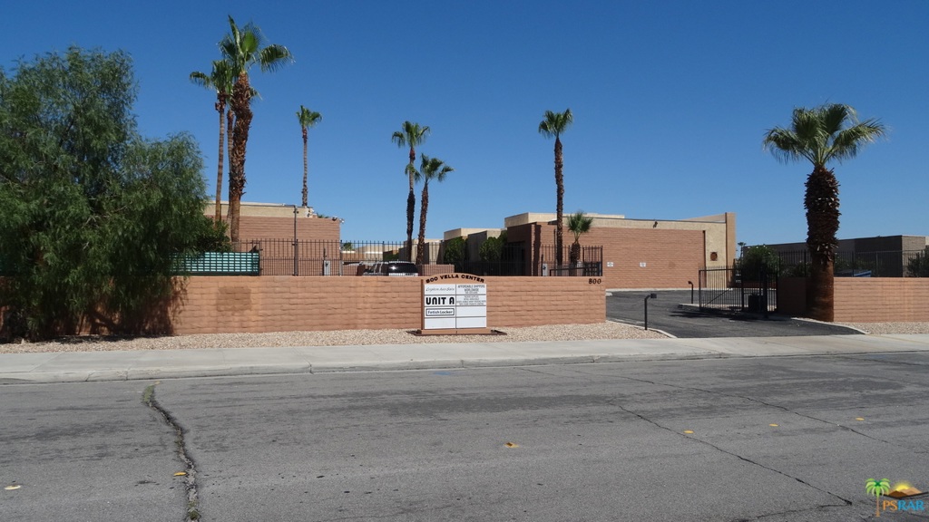 Well located Industrial center located south of the Palm Springs International Airport. Most industrial uses allowed- Gated for security. Most units have 3 Phase power. Units B, C and D can connect for a total area of 9,400 SF. Two Offices and bathroom. Air-Conditioned in front with aseparate private air-conditioned office in warehouse. Roll up door.