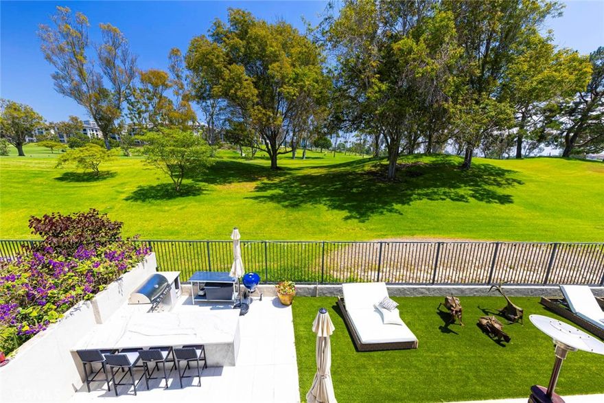 Welcome Home! Completely Remodeled, Located on the  Golf Course, Sea Island Newport Beach! Experience modern coastal living in this beautifully remodeled Upper Unit, single-level home located directly on the 14th hole of the prestigious Newport Beach Country Club golf course. Every detail has been thoughtfully updated, including fresh new paint, all new flooring, a stunning brand-new kitchen, and fully remodeled bathrooms. The home’s open layout is filled with natural light and showcases breathtaking golf course views, creating the perfect blend of elegance and comfort. Whether you’re entertaining in the spacious living areas or relaxing on the private patio with the Remote electronic Shade system overlooking the greens, this property offers a rare opportunity to enjoy luxury living. This property is situated in the heart of Newport Beach, moments away from the beach's best restaurants, shopping, freeways, and airports. Sea Island community amenities include a 24-hour guarded gate, tennis courts, pools + spas, and a newly remodeled clubhouse. Do not miss this opportunity!