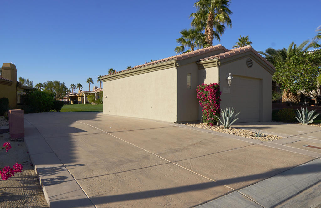 Experience upscale desert living at its finest in the prestigious Vineyards Luxury Motor Coach RV Resort in Coachella. This premium RV lot features full electric and waste hookups and includes a beautifully appointed private casita/garage with a kitchenette and full bathroom--perfect for extra comfort and convenience.Step outside to a generous patio space designed for relaxing or entertaining, all framed by picturesque views. Behind the gates of this exclusive community, you'll find resort-style amenities including multiple pools and spas, a well-equipped fitness center, clubhouse, and tennis courts.Strict HOA guidelines--such as RV age restrictions--ensure the community remains pristine and refined. Whether you're seeking a seasonal escape or a full-time retreat, this is a rare chance to own in one of the desert's most coveted luxury RV destinations.