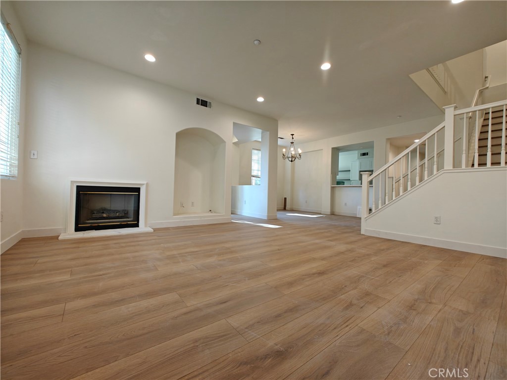 Northwood Gated Community - Beautiful 3 bedrooms, 2.5 baths on a quiet corner with tree/woods view. NO carpet! New Laminate flooring and tiles. Brand New kitchen cabinets with quartz counter tops and new appliances. Amp of nature light throughout the day. Spacious master en-suite with walk-in closet, dual sinks, separate shower and tub. Dual sinks in 2nd bathroom. Walking distance to the Canyonview Elementary and the Northwood High School. Great HOA amenities including pool, tennis court, valley ball, basketball and kids' playground. Lots of walking trails and easy access to shops, freeways and supermarket. Don't miss this opportunity to MAKE THIS YOUR SWEET HOME!!