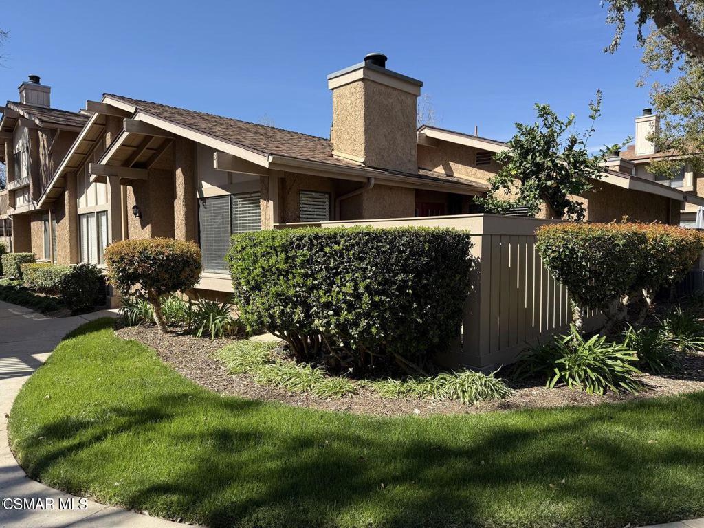 Discover this inviting 2-bedroom, 2-bathroom condo offering 1,193 sq ft of comfortable living space. This single-story end unit boasts high ceilings and an open floor plan, creating a spacious and airy atmosphere. The large family room features a cozy fireplace. The well-appointed kitchen provides ample storage and seamlessly connects to the dining area, making it ideal for both everyday living and entertaining. Including brand new appliances. Both bedrooms are generously sized, with the primary bedroom offering an en-suite bathroom for added convenience. Enjoy outdoor living in the private, fenced patio area--perfect for barbecues, gardening, or simply unwinding. Additional highlights include in-unit laundry area and two assigned parking spaces.