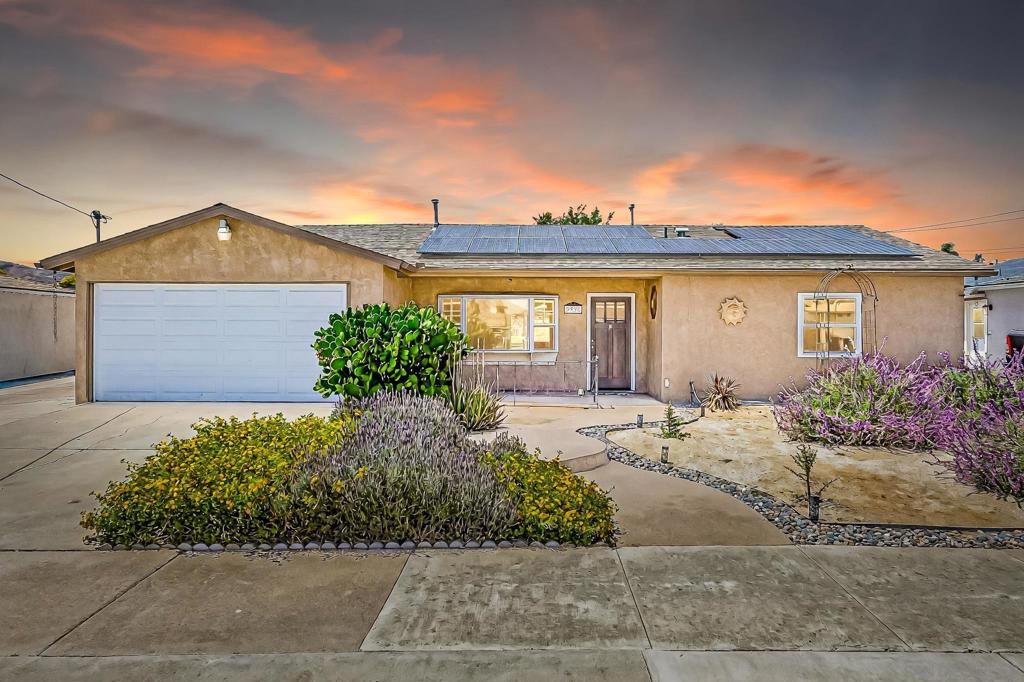 This is a beautifully refreshed 3 bed, 2 bath home nestled in one of Santee’s most desirable neighborhoods. This single-story gem features fresh paint throughout, creating a bright and inviting atmosphere from the moment you step inside. In addition, enjoy owned solar as another benefit to this amazing home. Situated on a generous lot, the property boasts a large backyard for additional living space or rental income. Enjoy the best of outdoor living with Santee Lakes and Mast Park just minutes away, offering trails, fishing, playgrounds, movies, concerts, and more. This home combines comfort, convenience, and potential, all in a quiet, established community with easy access to schools, shopping, parks, and freeways. Don’t miss your chance to own a move-in ready home with room to grow in the heart of Santee!