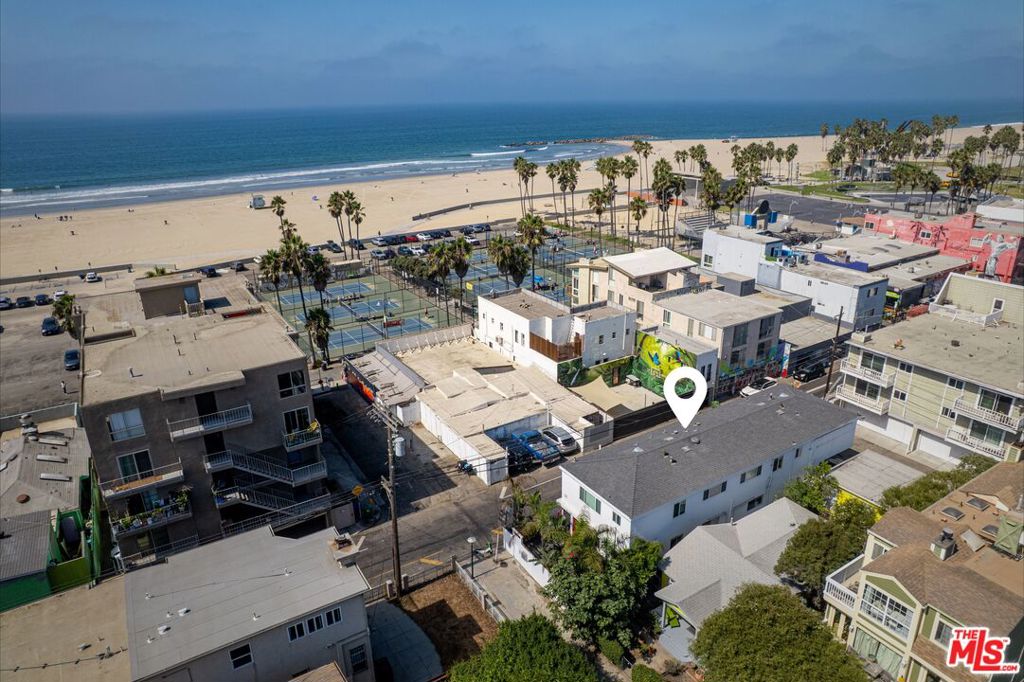 Presenting a trophy three-unit multifamily offering located on a highly coveted Venice walk street, just half a block from the sand. Fully leased and ideally positioned, this property provides immediate income with significant development and repositioning potential in one of Los Angeles' most dynamic coastal markets.The unit mix includes a spacious three-bedroom, two-bath unit, a one-bedroom, one-bath unit, and a three-bedroom, one-bath unit. This diversified layout appeals to a wide range of tenants, supporting consistent rental demand in a submarket defined by its limited supply and enduring desirability.The property's location is unmatchedsteps from the Venice Beach Paddle Tennis Courts, Muscle Beach, and surrounded by some of the area's most popular dining destinations, including Ospi, Kassi Rooftop, Si! Mon, Great White, Ggiata, and Bells Beach House. Residents enjoy easy walkability to the Venice Boardwalk, Abbot Kinney, Rose Avenue, and major employment hubs across Silicon Beach.This is a compelling opportunity to acquire a walk street triplex with both immediate yield and long-term growth prospects. Showings are available only with an accepted LOI or offer. Please do not disturb tenants.