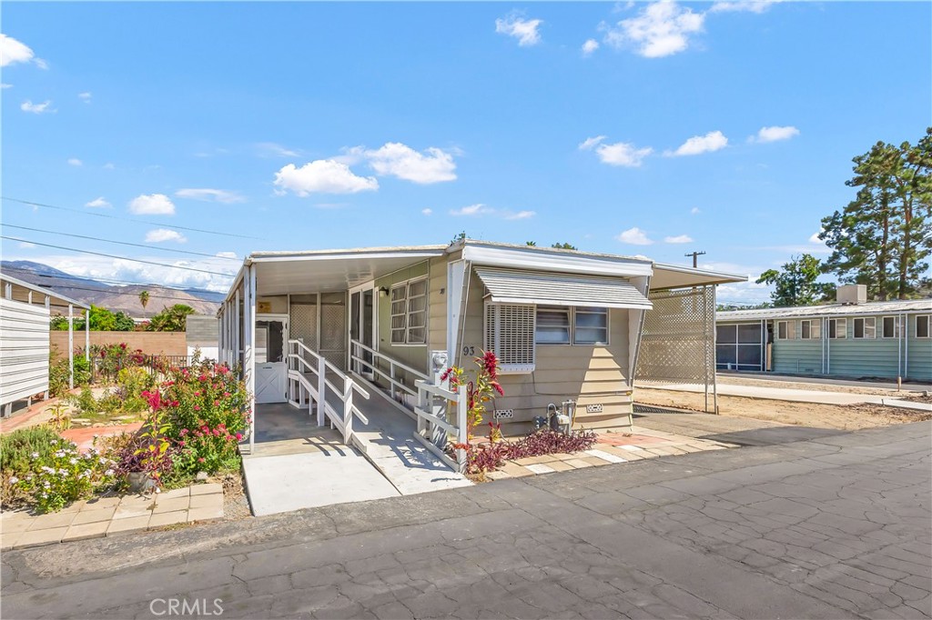 Welcome to Pueblo Sereno, a well maintained 55+ peaceful community and low land lease! Charming Single wide 1 bedroom, 1 bath home full of potential waiting for its new owner to add your personal touch. Spacious backyard, offering room to relax, garden, or entertain. A barn-style shed for storage, hobby space or what every you can imagine plus an additional shed for garden tools. With some love and imagination, this home can truly shine. Don't miss out!