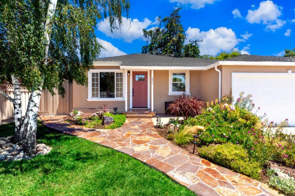 This is the opportunity you've been waiting for! Experience luxury and modern convenience in this beautifully transformed single-level home, ideally located on a quiet street in one of Santa Clara's most desirable neighborhoods. The impressive new kitchen showcases top-of-the-line stainless steel appliances and sleek quartz countertops. Additional highlights include newly remodeled bathrooms, luxury vinyl plank flooring, newer doors, Ikea closet systems, double-pane windows, a tankless water heater, updated lighting, and fresh designer paint throughout. Enjoy low-maintenance landscaping with a lush lawn and an array of fruit trees, including pomegranate, persimmon, and loquat. This spacious lot offers excellent potential for a large ADU or a substantial addition, subject to city requirements. The prime location provides excellent access to freeways, shopping, dining, and major employers, including Nvidia, Apple, Google, Meta, and Microsoft. Take advantage of Santa Clara's low utility rates, keeping living costs down. This stunning home is a rare opportunity to own a meticulously remodeled property with modern amenities in an unbeatable location. Don't miss your chance to claim a piece of Santa Clara paradise!