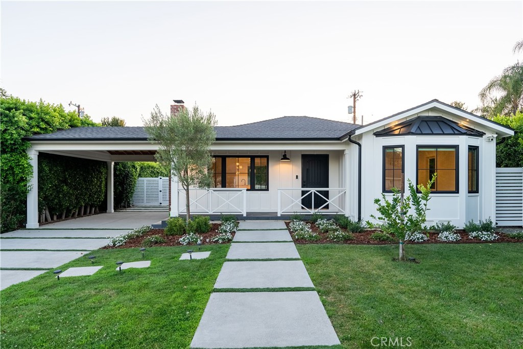 Welcome to your dream home in the heart of Sherman Oaks! Step into this stunning modern retreat featuring 4 bedrooms, 3 bathrooms, and a thoughtfully designed open floor plan—perfect for family living and effortless entertaining. Every detail has been crafted to perfection, from the chef-inspired kitchen with a sleek island and top-tier appliances, to the seamless sliding pocket door that opens to your own private backyard oasis. The luxurious primary suite offers vaulted ceilings, a spacious walk-in closet, and a spa-like bath complete with a soaking tub, walk-in shower, and dual vanities—all set apart from the other bedrooms for unmatched privacy. The additional bedrooms located at the other side of the house are generously sized, providing comfort and flexibility for family, guests, or a home office. Outside, enjoy a newly built pool and spa, lush turf lawn, built in BBQ, and recently installed vinyl fencing. We can't forget about the fully permitted 1-bedroom, 1-bath detached ADU with a private entrance that adds versatility and value. Additional upgrades include Sonos surround sound throughout, Ring security system, Tesla charger, automated blinds, smart-home features, and even fruit trees. Opportunities like this in such a sought-after neighborhood don’t come often, come see the property and make it yours!