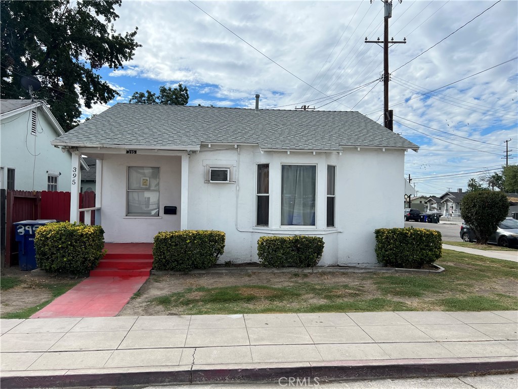 Don't miss the opportunity to make this house a home! This 2 bedroom, 1 bathroom 986 SqFt home on a 2,408 SqFt cornet lot home is in need of TLC to make it the true charmer it was meant to be. The attached garage is currently in use as a 2nd bedroom to maximize living space but could easily be tailored back to a garage or even a studio space -- whatever suits your needs best! This quaint home is oozing with opportunity as a beloved starter home or an easy investment and is ideally located near the 215 FWY. Don't wait to seize this opportunity of a well-priced investment!