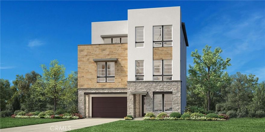 Welcome to Viewpoint at Metro Heights, a new community located in Montebello, which is in between Monterey Park and Pico Rivera and conveniently located next to the 60 freeway.  Homesite 56 is a new construction home that is situated on a home site with ample back yard space and an amazing view of the city lights.  The Spectrum floorplan features 5 bedrooms, with 5 bathrooms, and is 3114 sq. ft, with a 2-car garage.  Upon entering the home you'll be met with a 3-story foyer and one bedroom on the first floor, the kitchen features a large island with integrated sink, kitchen appliances are provided by Jenn Air including the 48" refrigerator.  The primary bedroom provides ample space with large windows, a 20-foot-high ceiling and a generous walk-in closet.  The secondary bedrooms all feature a high ceiling and include their own bathroom.  Highlights of the home are the impressive three story entry, with 10 foot high ceilings on your first floor, large stacked doors on the first and third floors.  The rear yard has ample space for family activities or possibly a small pool.  The community amenities include multiple pocket parks, a walking trail, and a 10,000 square foot community center with two pools, cabanas, office space, multiple BBQs and a gym.  Homesite 56, has an estimated closing date of early spring 2026.  Photos provided are of the model home, actual home is under construction. Matterport provided is of our model home.