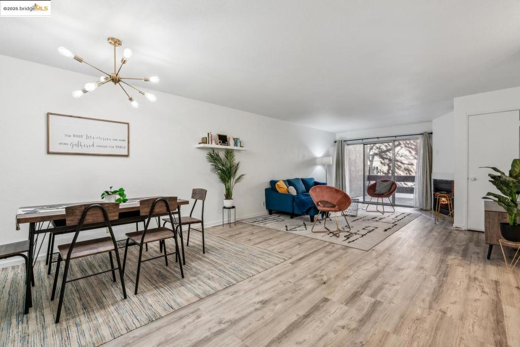 Great opportunity to own a two-story townhome-style condo in a gated community in the heart of San Pablo! This spacious 1,198 square foot layout offers 2 bedrooms and 2 baths. The main level features a refreshed kitchen with a tasteful countertop, updated flooring, and an inviting living space. A bedroom and full bath are right there for easy access. Upstairs, you'll find another bedroom and bath for added privacy. Enjoy the convenience of in-unit laundry and a patio perfect for grilling. HOA amenities include a clubhouse, pool, spa, sauna, and both tennis and racquetball courts. You’re also close to scenic walking paths along Wildcat Creek, with easy access to public transit, medical centers, Contra Costa College, shopping, dining, and parks. This unit qualifies for a 3% down NO PMI program, plus a 2.5% lender credit that can go toward lowering the rate and contributing to closing cost!