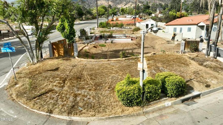 Discover an exceptional opportunity in Altadena to create two distinct dwellings on a single lot, complete with separate gas and water meters. Perfectly positioned at the corner of Alta Vista Drive and Lake Avenue, this parcel spans just over 10,000 square feet, providing generous space for the construction of two private residences. Formerly the site of 911 Alta Vista Drive and 2930 Lake Avenue, this property invites you to envision and build your ideal living spaces in a prime location. Ideal for owner-users seeking to have family members like parents or in-laws close by, or for those interested in utilizing the second dwelling as a rental property. Take advantage of being near Lake Avenue's array of local shops and dining options, as well as community parks like Farnsworth Park, which offers pickleball, basketball, and a playground for children.