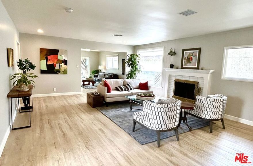 What a place! Currently, one of the larger homes on the largest lot on the market in the Ramona/Burleigh tract. Less than two miles from the gateway to Manhattan Beach and El Segundo. There are numerous lifestyle options available in this updated Modern Ranch-style home, featuring four bedrooms and two bathrooms.  One enters the house through a beautiful, refined courtyard and into the spacious living room of this 2,448 sq. foot home, which offers all the versatility and spaciousness you desire. The natural light permeates into each room with elegance. The semi-open floor plan offers excellent visual appeal and seamless flow throughout the house. A large, updated kitchen with a breakfast nook and new top-of-the-line Bosch stainless steel appliances. The large 428+/-/- square foot room at the front of the home has endless possibilities. Perfect as the first ADU on the property, primary bedroom suite, playroom, extended family suite, or office with its own private entry. The vast 8,697-square-foot lot has infinite possibilities, including multiple ADUs or an expansive backyard that can feature a children's play area, pool, vegetable/herb garden, and/or outdoor kitchen. Primed for your personal use and imagination. New 6-watt photovoltaic solar panels and a 200-amp electrical panel. New copper mainline and plumbing. Central air and heat. Conveniently located near LAX, South Bay Galleria, Manhattan Village Mall, SpaceX, El Segundo, and the pristine beaches of Manhattan Beach and Redondo Beach.  This spacious home offers easy access to shopping and dining. Enjoy the cool weather and ocean breezes throughout the year.