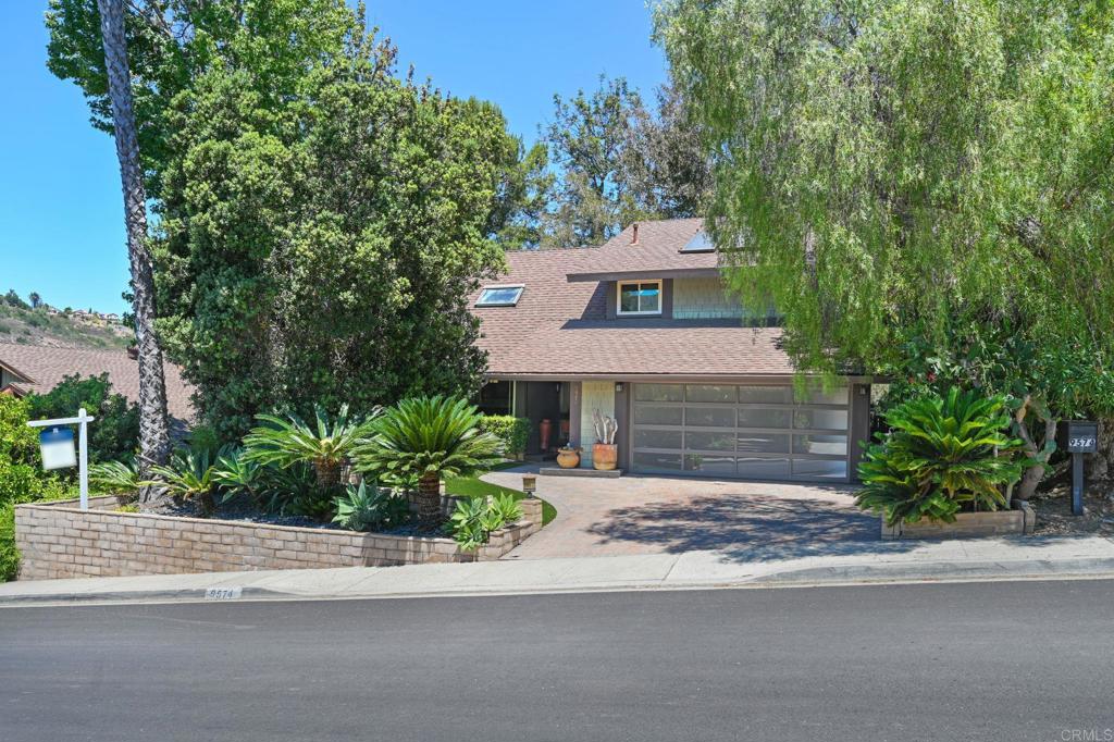 Charming Rancho Penasquitos home in a desirable neighborhood just down the street from Ridgewood Park. Great curb appeal! The home has nice natural light, with views to the north. Spacious floorplan with the primary down and two bedrooms up. There is a bonus room upstairs, as well as an office/art room that was added with permits. The downstairs guest bath has been converted to a sauna, which can be reverted back to a bath if desired.The kitchen has newer stainless appliances and Corian counters.The garage is fully finished with an abundance of storare. The landscaping is easy to manage with artifical turf and succulents in both the front and back yards. The backyard has a gazebo, to enjoy the lovely breezes and view. Also, an above-ground jacuizzi to relax after a long day. The windows are newer dual-pane. NO HOA or Mello Roos! Located in the highly sought-after Poway Uniified School District. Ridgewood Park features 2 playgrounds, basketball courts, open green space and plenty of room to bring the dogs. Easy access to shopping, dining, and freeways.