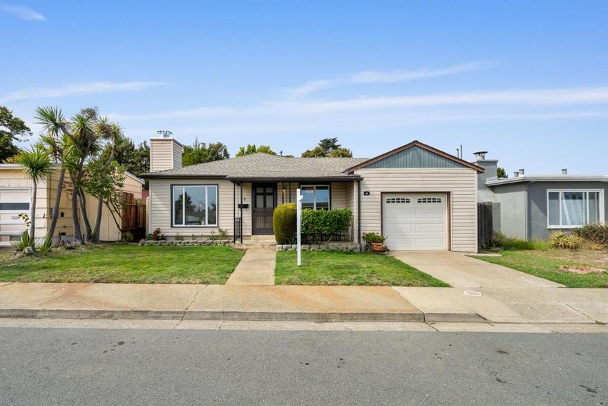 Welcome to 58 Arlington Drive, a beautifully updated 3-bedroom, 1-bath home in South San Francisco. Bright and move-in ready, it offers comfort, modern finishes, and versatile indoor-outdoor living. The spacious living room features new recessed lighting, updated windows, and a cozy fireplace, creating a warm and inviting gathering space. Fresh paint, updated hardware, and new laminate flooring add a clean, contemporary feel throughout. The refreshed kitchen includes new stainless steel appliances, quartz countertops, cabinetry, and sink. The bathroom features a new vanity, mirror, and light fixture for a stylish upgrade. Three comfortable bedrooms provide great natural light, while new light fixtures enhance each space. Updated windows throughout, an attached 1-car garage with extra storage, and a brand new roof add practicality and peace of mind. Outdoors, enjoy a landscaped front yard, welcoming porch, and a private backyard retreat with patio, lawn, and storage shedideal for entertaining, gardening, or relaxing. Conveniently located near shops, dining, schools, and major commuter routes, 58 Arlington Drive blends charm, modern updates, and everyday livability in one of South San Franciscos most connected neighborhoods.