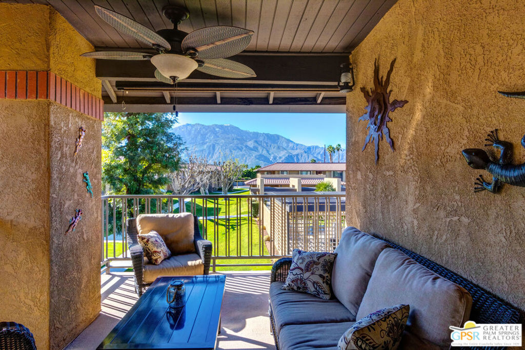 Unfurnished 1 year lease. Enjoy this great home with mountain views from living room and large patio. 3 Bedrooms, 2 bathrooms and laundry inside the unit. Located in a gated community with 3 pools and 3 spas, fitness center, and tennis courts. Tenant responsible for utilities. Owner pays HOA. Water and trash included. Tenant to verify all info.