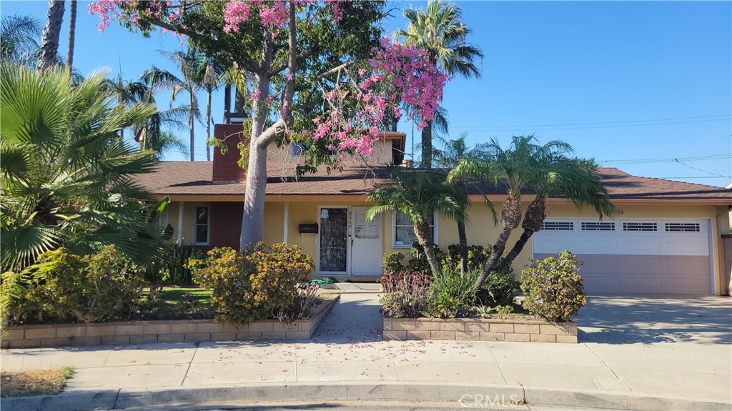 First time on the market! Rare opportunity to own this private cul-de-sac home lovingly owned by only one family. This two story home features 3 bedrooms, 2 baths, office, plus upstairs bonus room (4th bedroom?). With 2,107 sq. ft. of living space and an expansive lush 9919 sq. ft. lot, this property is perfect for re-imagining. You'll have plenty of room to add a pool, spa or ADU...the possibilities are endless! This home is perfect for contractors, investors, or those first-time buyers who don't mind adding their own sweat equity. Some Hardwood floors under the carpet downstairs. While just freshly painted inside, you'll need to bring 2025 new design ideas. With a great location situated near the 91 & 57 freeways, residents will enjoy easy access to Southern California’s top attractions, including Disneyland, Angel Stadium, and the Convention Center.