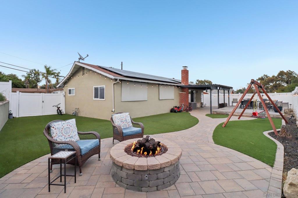 Welcome to this beautifully updated home in the heart of Lemon Grove! This property features a spacious layout with modern upgrades, including solar panels for energy efficiency, laminated garage flooring, and ample RV parking. Step outside to a large backyard deck, perfect for entertaining, relaxing, or enjoying sunny California days. Newer appliances may convey, home is move-in ready. The oversized lot provides offers plenty of space for outdoor living, while the upgraded finishes throughout add style and functionality. Conveniently located near schools, shopping, and easy freeway access—this home is ready for its next owner to enjoy! Welcome to this beautifully upgraded home in the heart of Lemon Grove! This charming property features a spacious layout with modern touches throughout. Upgrades include solar panels for energy efficiency, laminated garage flooring, and dedicated RV parking. The highlight of the backyard is a large deck, perfect for entertaining, relaxing, or enjoying sunny Southern California days. The oversized lot provides plenty of space for outdoor living and gatherings, while the home’s thoughtful improvements add style and functionality. Conveniently located near schools, shopping, and with easy freeway access, this home offers both comfort and convenience. Don’t miss the opportunity to make this move-in-ready gem your own!