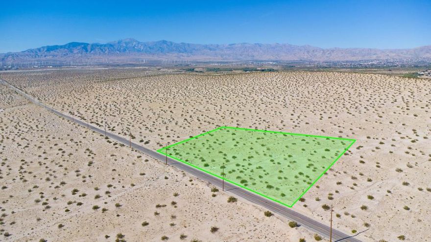 5.5 acre unimproved land in Cathedral City north of Vista Chino and NW of Landua Blvd. Contact city of Cathedral City for current zoning info. Unique opportunity to own 5.5 Acres on the fast growing Coachella Valley!!! Build your home on 1 Acre and build a few other homes as investment properties.Great location close to freeways, 10 minutes from Palm Springs and Desert Hot Springs.Buyer to investigate all pertinent data relating to suitability of property for their needs, including utilities, sewer and identify property boundaries.