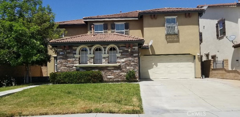 Beautiful HUGE home over 4000 sqft with 3 car garage and long drive way for even more cars. Wood flooring through out the house, Extra large kitchen with island and eating area open to Big family room, formal living room, formal dinning room, 1 bedroom suite down stairs, separate laundry room, Loft upstairs, extra linen closets upstairs, besides the large master bedroom with huge walk in closet, the secondary bedroom is a suite and 2 bedrooms are Jack N Jill, Total of 4.5 bathrooms. Very clean and ready for big family to move in, backyard is paved and has built in fire pit. 2 HVAC, 1 for downstairs and 1 for upstairs.