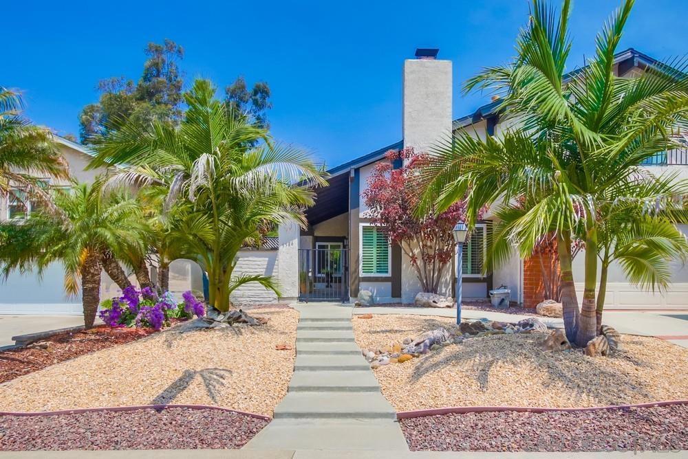 Welcome to your dream home in the heart of Tierrasanta! This beautifully updated 5-bedroom, 3-bathroom residence offers the perfect blend of comfort, style, and versatility. From the moment you walk in, you're greeted by a bright, open floor plan featuring updated flooring, modern finishes, and a thoughtfully remodeled kitchen complete with stainless steel appliances, granite countertops, and abundant cabinet space. The spacious living areas provide an ideal setting for both entertaining and everyday living. A convenient downstairs bedroom offers flexibility—perfect for a home office or guest room. Upstairs, the primary suite features an en-suite bathroom and generous closet space, creating a peaceful retreat. Step outside to a large, beautifully maintained backyard—one of the home’s standout features. Whether you're hosting a barbecue, cultivating a garden, or simply soaking in San Diego’s year-round sunshine, this outdoor space is made for enjoying life. Tucked away on a quiet cul-de-sac just steps from scenic walking trails, this home is located in the highly desirable Tierrasanta community. You'll enjoy close proximity to parks, hiking trails and convenient freeway access—all just a short drive from downtown San Diego and the beach.