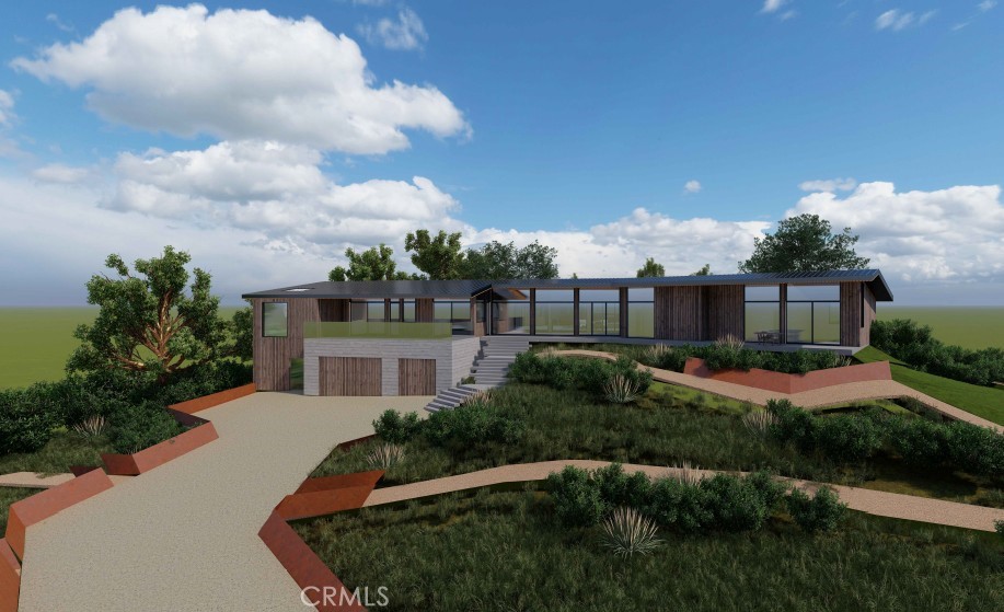 A rare opportunity to build your dream home in one of Palos Verdes Estates' most coveted locations. This 33,532 sq. ft. lot comes with plans for a striking 5,319 sq. ft. single-level modern coastal residence, plus basement and 3-car garage.
Designed for both elegance and efficiency, the 5-bedroom, 4.5-bath layout features seamless indoor-outdoor living, open-concept spaces, and unobstructed Pacific Ocean views from the north and east elevations. The architectural design incorporates sustainable principles, including passive cooling via dramatic butterfly roofs and drought-tolerant landscaping.
The private rear garden is envisioned with a resort-style pool, fire pit, outdoor dining, vegetable beds, and elegant Corten steel accents. Native trees and plantings are thoughtfully positioned to maximize privacy without compromising views.
Elevator-ready and designed with modern living in mind, this is a build-ready opportunity for an end-user or a developer seeking a showcase project.
1520 Paseo La Cresta – where luxury vision meets coastal perfection.