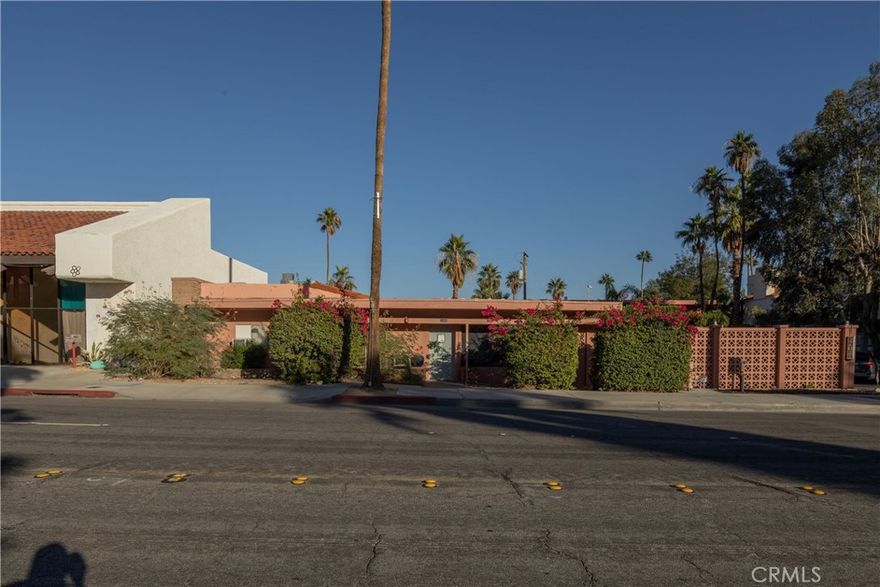 LAS PALMAS RESORT | ENDLESS POSSIBILITIES IN THE HEART OF PALM SPRINGS
Opportunity knocks in one of the most dynamic corridors of Palm Springs. Once known as the Las Palmas Resort Hotel, this versatile property now offers endless potential, from boutique hospitality and short-term rental concepts to multi-unit redevelopment, co-living, or a private compound.
Set on a prominent main artery in and out of town, the property spans two separate structures, one single-story and one two-story, totaling multiple 2-bedroom units, all framed in classic Type D (frame stucco) construction. Each unit features individual window cooling systems, allowing for flexible use and independent comfort.
The grounds include an inviting swimming pool, a central office, and a cozy fireplace ready to be reimagined as a check-in lounge, shared workspace, or open-air gathering hub. With proximity to major department stores, casinos, and Palm Springs’ vibrant downtown, the location offers exceptional visibility and convenience for guests, tenants, or creative redevelopment.
This is more than a property, it's a canvas. Rebrand it. Reimagine it. Build your vision of what Palm Springs living can be.
where history meets opportunity, and vision meets value.